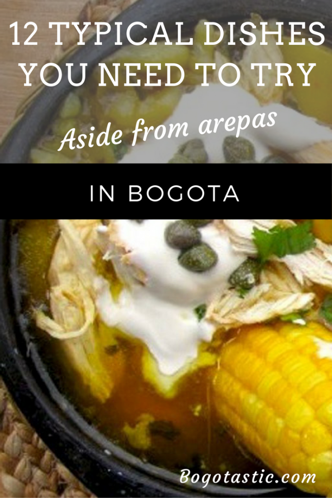 12 TYPICAL colombian dishes in bogota