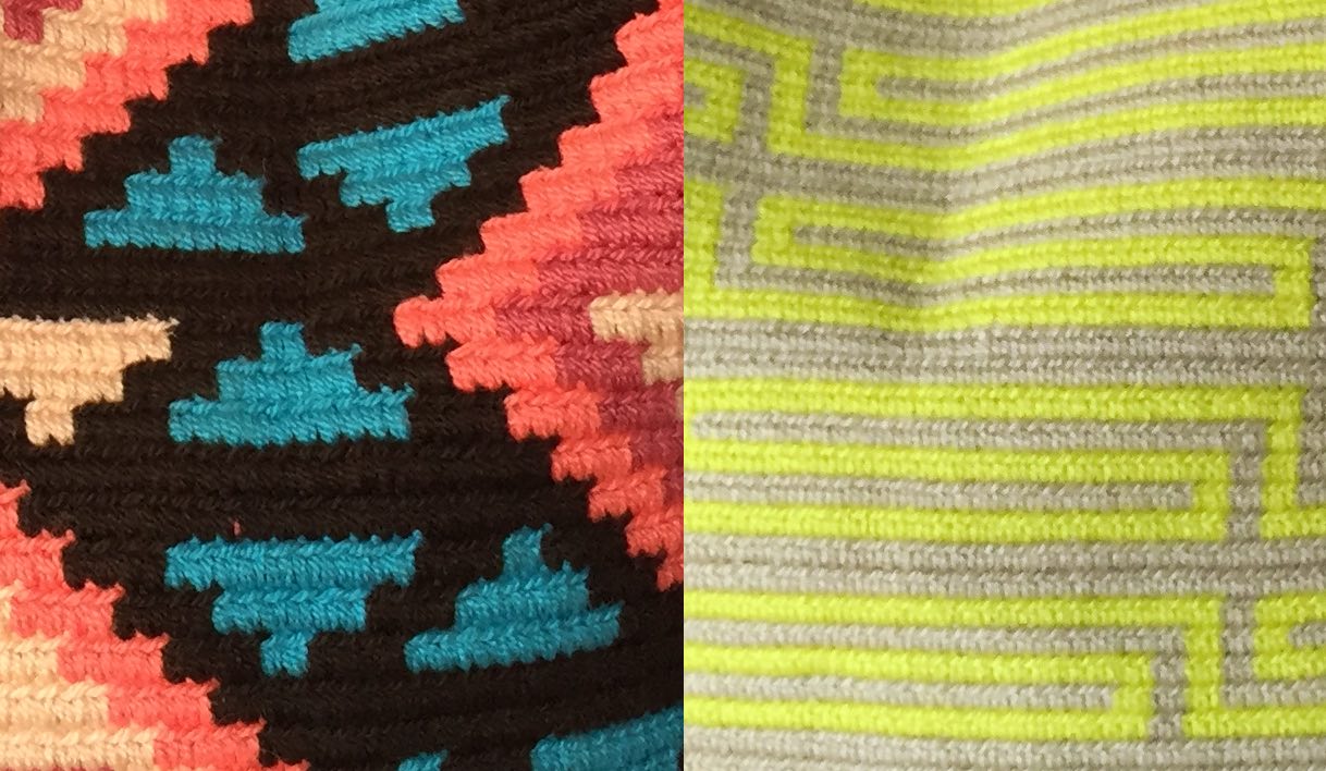 Wayuu bag double thread and single thread difference